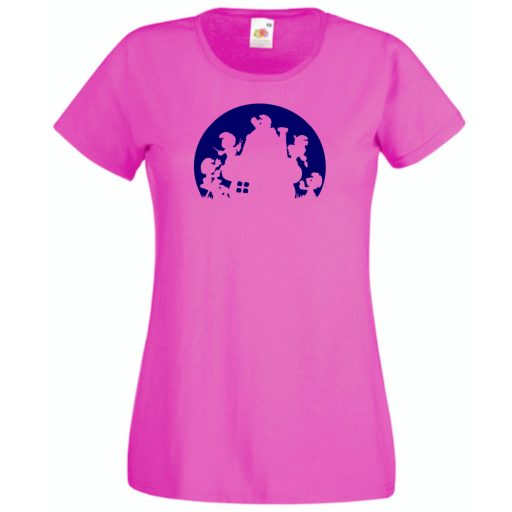 Törpfalva szorgos lakói női rövid ujjú póló