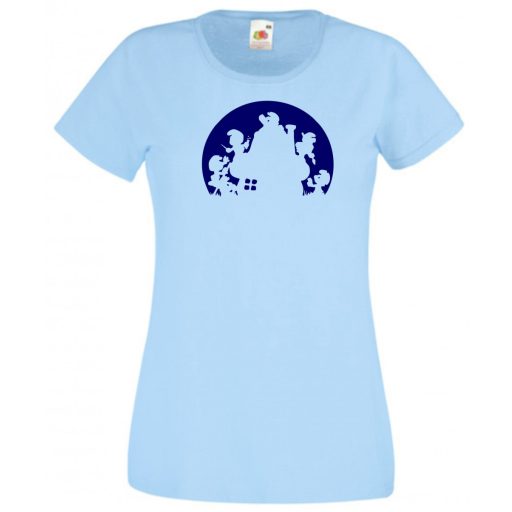 Törpfalva szorgos lakói női rövid ujjú póló