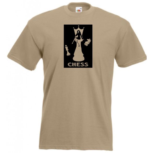 Sakk fanoknak, vezércsel férfi rövid ujjú póló