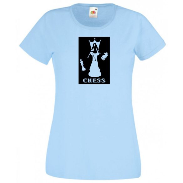 Sakk fan, vezércsel női rövid ujjú póló