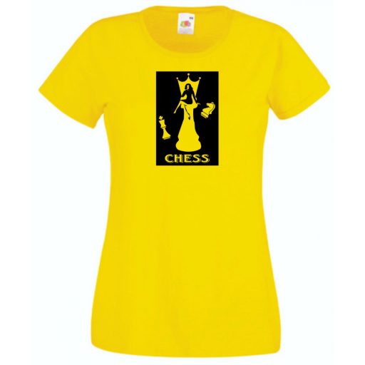 Sakk fan, vezércsel női rövid ujjú póló