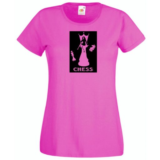 Sakk fan, vezércsel női rövid ujjú póló