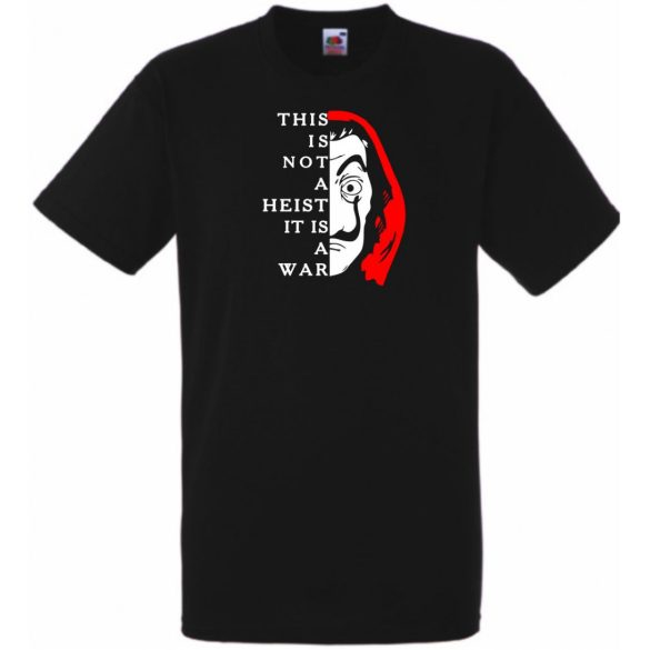 Pénzrablás, money, bella chiao férfi rövid ujjú póló