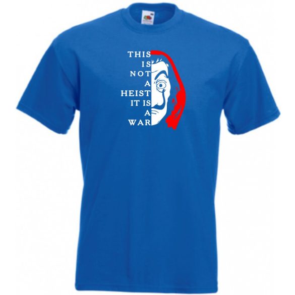 Pénzrablás, money, bella chiao férfi rövid ujjú póló