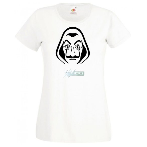 Money Heist, Dali maszk női rövid ujjú póló