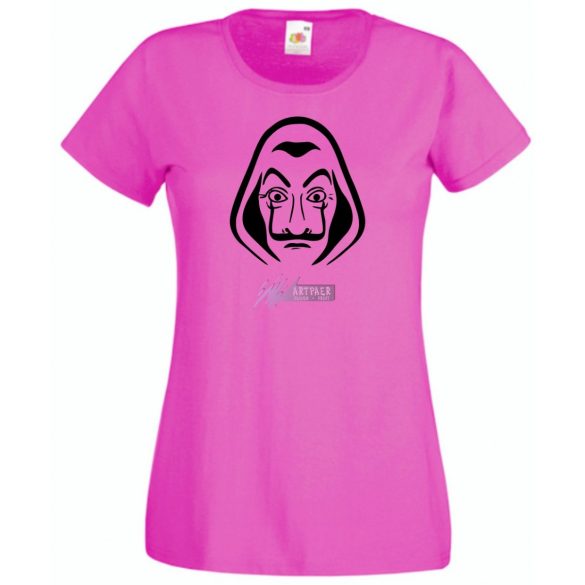 Money Heist, Dali maszk női rövid ujjú póló