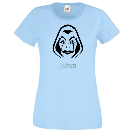 Money Heist, Dali maszk női rövid ujjú póló