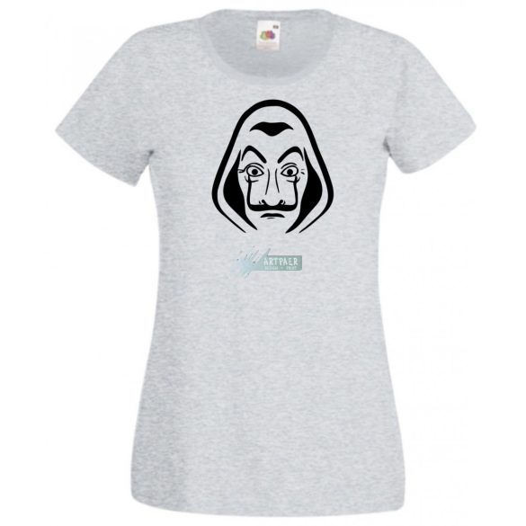 Money Heist, Dali maszk női rövid ujjú póló