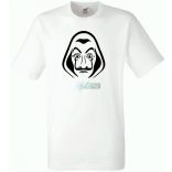 Arcmaszk - Dali - Money Heist férfi rövid ujjú póló