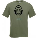 Arcmaszk - Dali - Money Heist férfi rövid ujjú póló