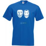 Arcmaszk - Dali és Anonymus - Money Heist férfi rövid ujjú póló