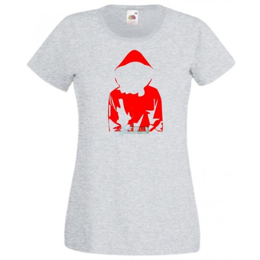 Money Heist piros felső mintás női rövid ujjú póló