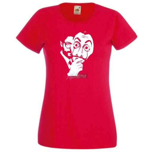 Money Heist le professor női rövid ujjú póló