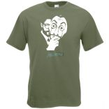 A professzor - Dali arcmaszk - Money Heist férfi rövid ujjú póló