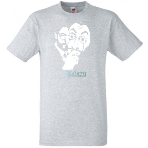 A professzor - Dali arcmaszk - Money Heist férfi rövid ujjú póló