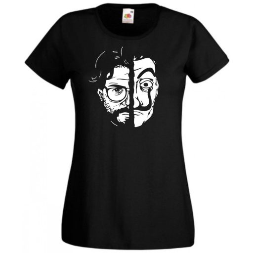 Le professor, nagy pénzrablás, money heist női rövid ujjú póló