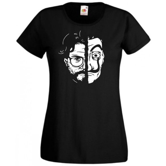 Le professor, nagy pénzrablás, money heist női rövid ujjú póló