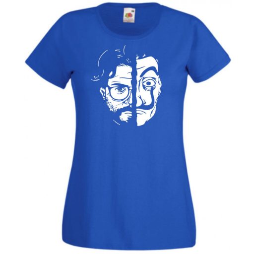 Le professor, nagy pénzrablás, money heist női rövid ujjú póló