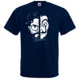 A professzor és az ő Dali arcmaszkja - Money Heist férfi rövid ujjú póló