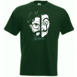 A professzor és az ő Dali arcmaszkja - Money Heist férfi rövid ujjú póló