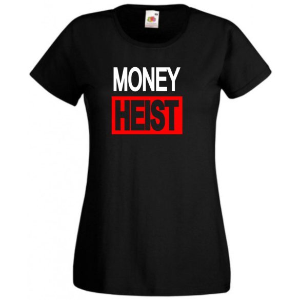 Money heist, La casa de papel, nagy pénzrablás női rövid ujjú póló