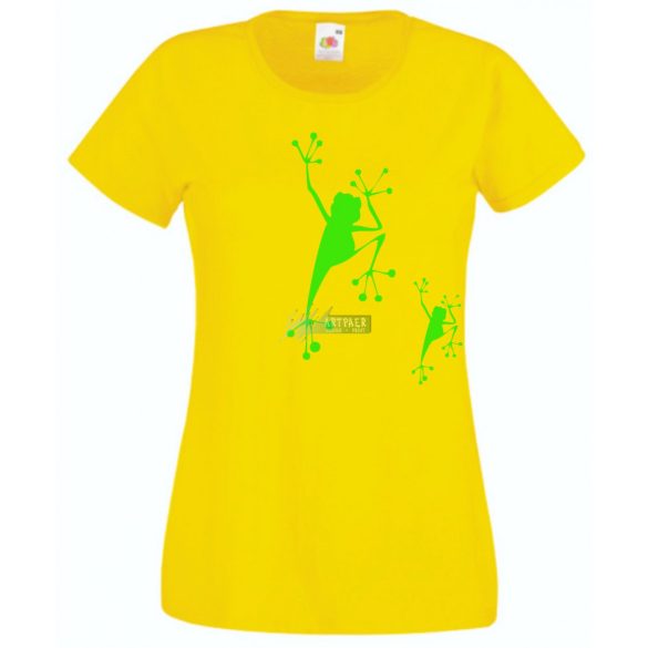 Mászó békák, mama breki, baba breki - női rövid ujjú póló