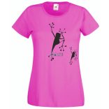 Mászó békák, mama breki, baba breki - női rövid ujjú póló