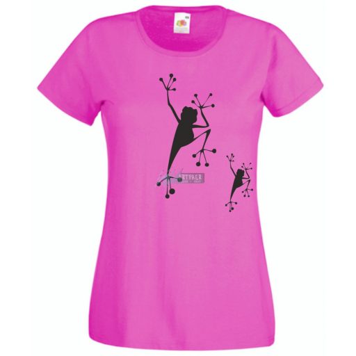 Mászó békák, mama breki, baba breki - női rövid ujjú póló