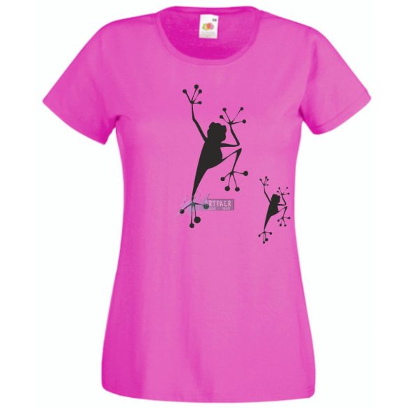 Mászó békák, mama breki, baba breki - női rövid ujjú póló