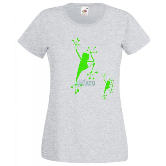 Mászó békák, mama breki, baba breki - női rövid ujjú póló