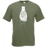 A macska a legjobb terapeuta minta férfi rövidujjú póló