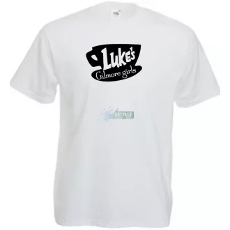  Luke's coffee - gilmore girls mintás férfi rövid ujjú póló
