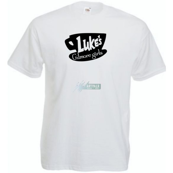 Luke's coffee - gilmore girls mintás férfi rövid ujjú póló