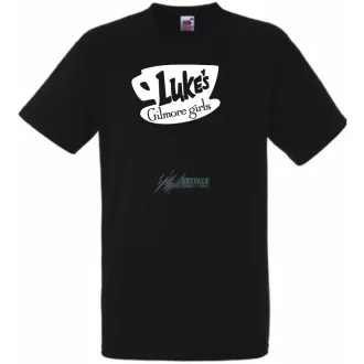   Luke's coffee - gilmore girls mintás férfi rövid ujjú póló