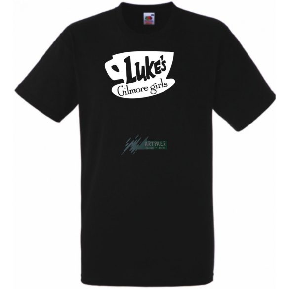 Luke's coffee - gilmore girls mintás férfi rövid ujjú póló