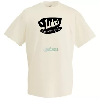   Luke's coffee - gilmore girls mintás férfi rövid ujjú póló