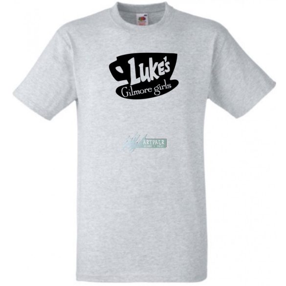 Luke's coffee - gilmore girls mintás férfi rövid ujjú póló