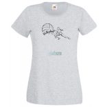 Női röplabda sport szerelmeseinek női rövid ujjú póló