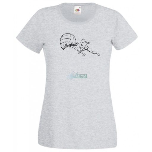 Női röplabda sport szerelmeseinek női rövid ujjú póló