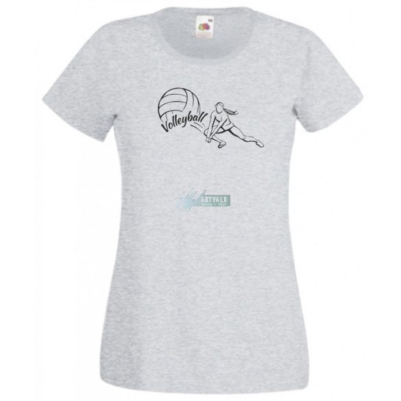 Női röplabda sport szerelmeseinek női rövid ujjú póló