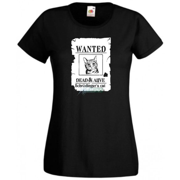 Élve vagy halva, Schrödingers macskája dead or alive női rövid ujjú póló