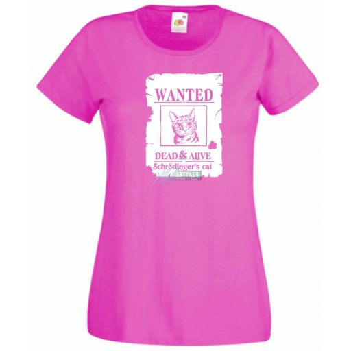 Élve vagy halva, Schrödingers macskája dead or alive női rövid ujjú póló