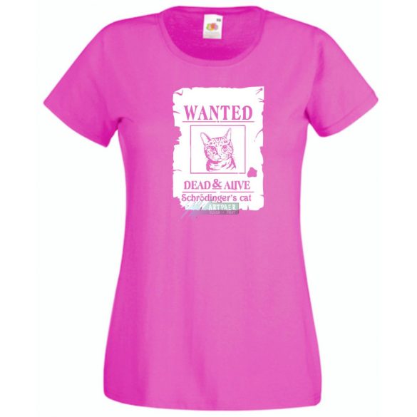 Élve vagy halva, Schrödingers macskája dead or alive női rövid ujjú póló