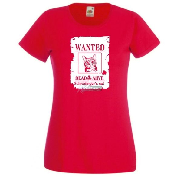 Élve vagy halva, Schrödingers macskája dead or alive női rövid ujjú póló