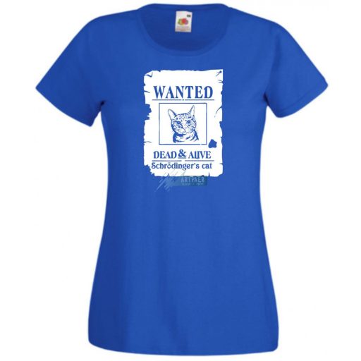 Élve vagy halva, Schrödingers macskája dead or alive női rövid ujjú póló