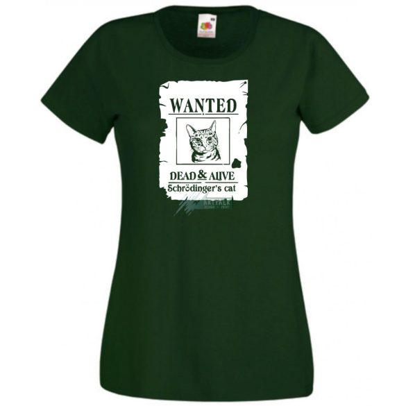 Élve vagy halva, Schrödingers macskája dead or alive női rövid ujjú póló