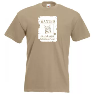   Élve vagy halva - Schrödinger macskája férfi rövid ujjú póló