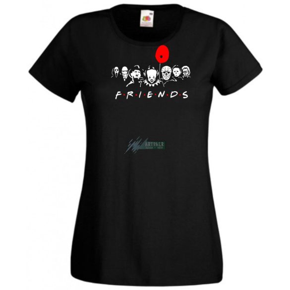 Barátok, Friends - Freddy, Hannibál, Az, Sikoly - női rövid ujjú póló