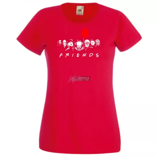 Barátok, Friends - Freddy, Hannibál, Az, Sikoly - női rövid ujjú póló