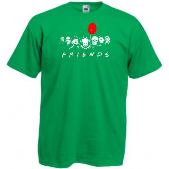 Horror barátok férfi rövid ujjú póló
